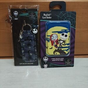 Disney Nightmare Before Christmas MagSafe Card Holder & Lip Balm Holder‎ Combo